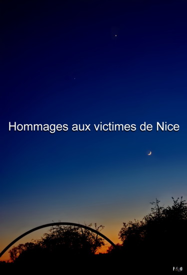 Фотография под названием "Hommage aux victime…" - Miodrag Aubertin, Подлинное произведение искусства