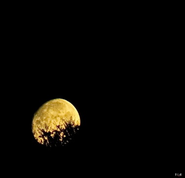 Fotografia zatytułowany „La lune 26” autorstwa Miodrag Aubertin, Oryginalna praca