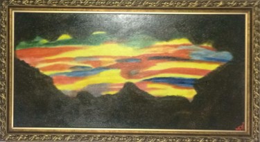 Pintura intitulada "Saindo da caverna." por Miquéias Roberto Gomes, Obras de arte originais, Acrílico