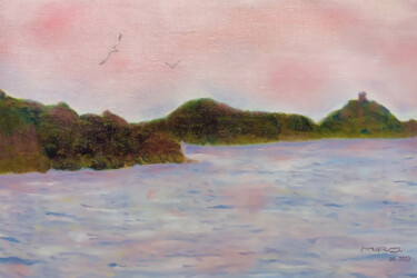绘画 标题为“Presqu’île dans le…” 由Mira, 原创艺术品, 油