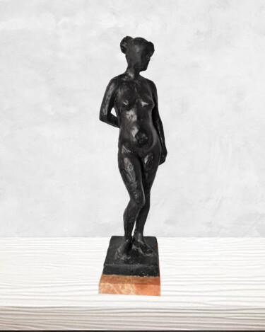 Rzeźba zatytułowany „"Etude girl", "Scul…” autorstwa Miraga Shahbazov, Oryginalna praca, Gips