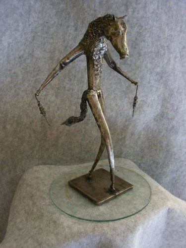 Sculpture intitulée "Présence 2" par Carlos Miranda, Œuvre d'art originale, Métaux