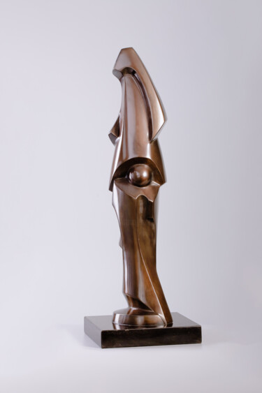 Sculptuur getiteld "Leda entering the r…" door Mircea Puscas, Origineel Kunstwerk, Bronzen