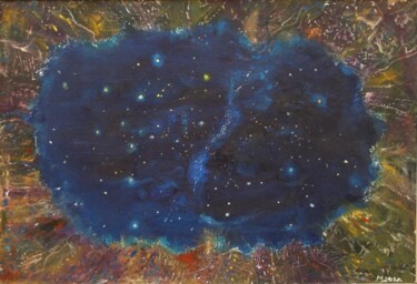 Painting titled "  night" by Mirceadoris Yahoo, Original Artwork, Oil