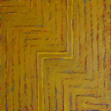 Painting titled "Red-yellow-blue II" by Mircea Popescu, Original Artwork, Oil