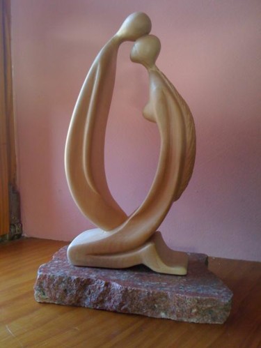 Sculpture intitulée "amour" par Mirèo, Œuvre d'art originale