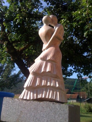 Sculpture intitulée "Tourbillon" par Mirèo, Œuvre d'art originale