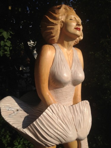 Sculpture titled "Marylin Attitude" by Mirèo, Original Artwork