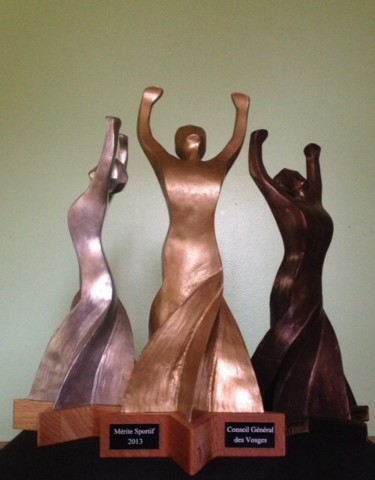Sculpture intitulée "Trophées sportifs 2…" par Mirèo, Œuvre d'art originale