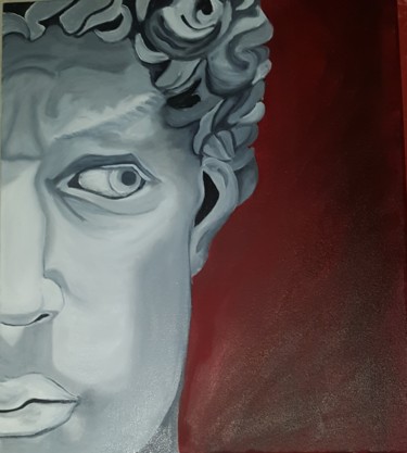 Painting titled "David" by Mireille Bernard, Original Artwork