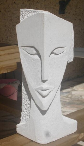 Sculpture intitulée "Sérénité" par Mireille Gratier De Saint Louis, Œuvre d'art originale, Pierre