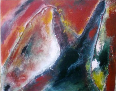 Peinture intitulée "Esprit flamenco" par Mireille Gratier De Saint Louis, Œuvre d'art originale, Huile