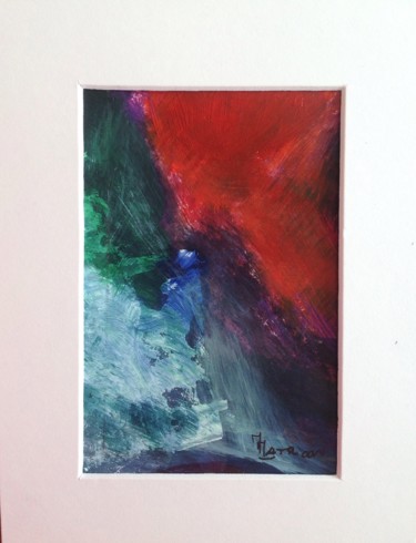 Peinture intitulée "24- petit abstrait" par Mireille Matricon, Œuvre d'art originale, Acrylique