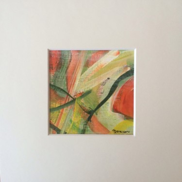 Peinture intitulée "48- petit abstrait…" par Mireille Matricon, Œuvre d'art originale, Acrylique