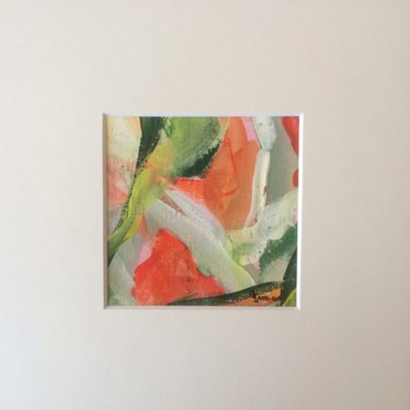 Painting titled "46- petit abstrait…" by Mireille Matricon, Original Artwork, Acrylic