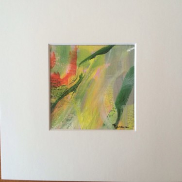 Painting titled "44- petit abstrait…" by Mireille Matricon, Original Artwork, Acrylic