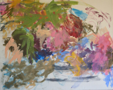 Malerei mit dem Titel "Sweet Jungle" von Mireille Naxara, Original-Kunstwerk, Acryl