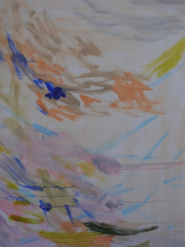 Peinture intitulée "Envol" par Mireille Naxara, Œuvre d'art originale, Acrylique