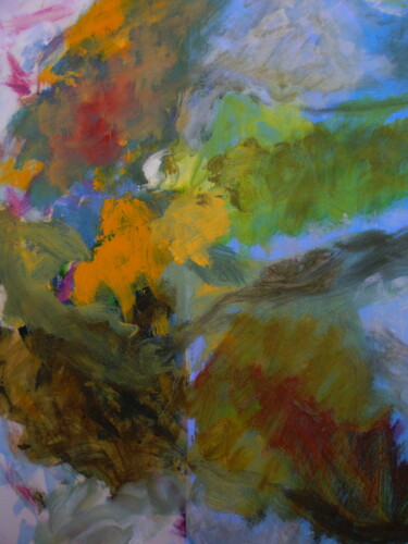 Malerei mit dem Titel "Sumatra" von Mireille Naxara, Original-Kunstwerk, Acryl