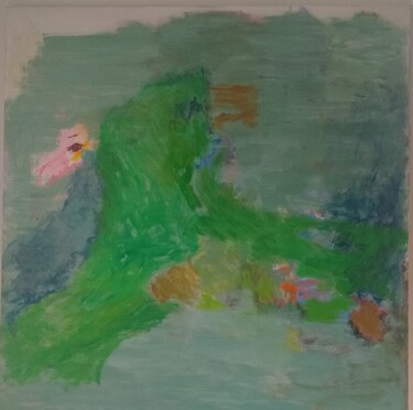 Картина под названием "Lagune" - Mireille Naxara, Подлинное произведение искусства, Акрил