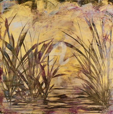 Painting titled "" Iridescence "" by Mireille Renée Leblanc, Original Artwork, Acrylic
