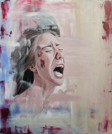 Peinture intitulée "Loud" par Mirela Leu, Œuvre d'art originale, Acrylique