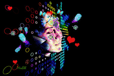 Digitale Kunst getiteld "dreamgirl" door Mirell, Origineel Kunstwerk