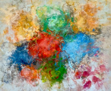 Pintura titulada "Colored dreams" por Miri Baruch, Obra de arte original, Acrílico