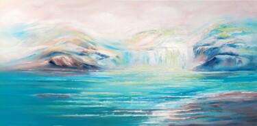 Pittura intitolato "Water of Angels" da Mirian Nyitrai, Opera d'arte originale, Olio