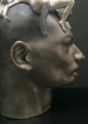 雕塑 标题为“Meduse.” 由Mirko Bedussi, 原创艺术品, 兵马俑