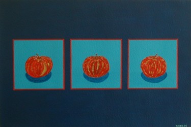 Pittura intitolato "Non sono mele" da Mirkoangel, Opera d'arte originale, Altro