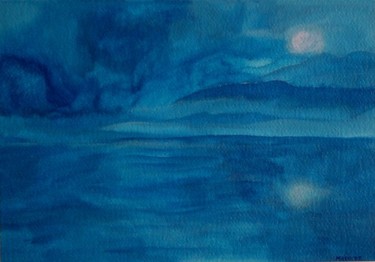 Pittura intitolato "Moonlight" da Mirkoangel, Opera d'arte originale, Altro