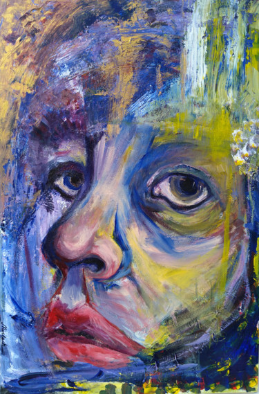 Painting titled "Sono emozioni" by Mirlach, Original Artwork, Acrylic