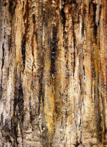 Pintura intitulada "Tronco Petrificado" por Miro, Obras de arte originais
