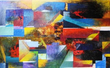 Pittura intitolato "Prisma" da Miro, Opera d'arte originale
