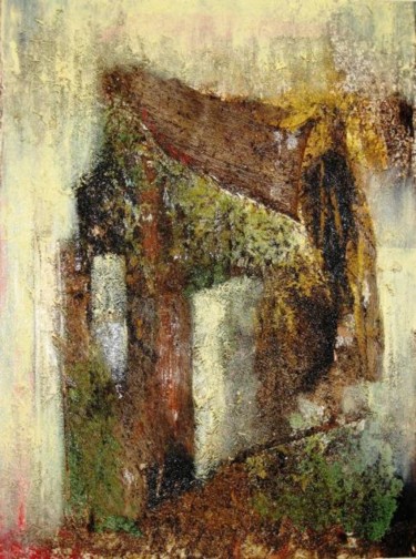 Pittura intitolato "Casebre na Nevoa" da Miro, Opera d'arte originale
