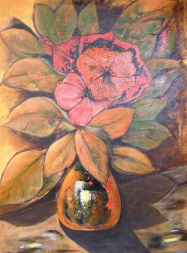Pintura titulada "Vaso de barro" por Miro, Obra de arte original