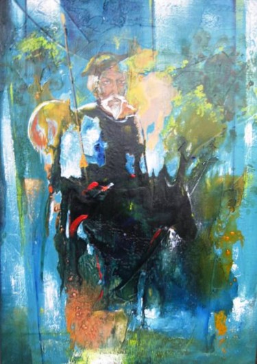 Malarstwo zatytułowany „Quixote” autorstwa Miro, Oryginalna praca