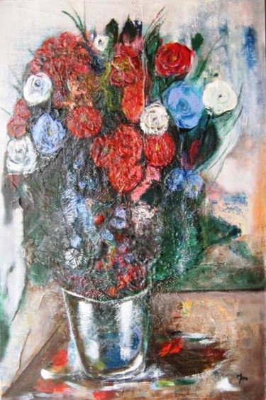 Pintura titulada "Vaso" por Miro, Obra de arte original