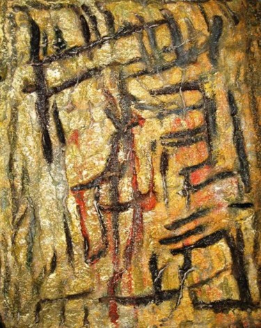 Peinture intitulée "Primeira casca" par Miro, Œuvre d'art originale, Huile