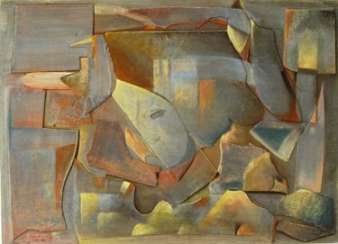 Painting titled "Lua" by Miro, Original Artwork