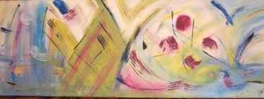 Peinture intitulée "Mes couleurs toujou…" par Miroir Des Emotions Atelier D'Expression  Issoudu, Œuvre d'art originale