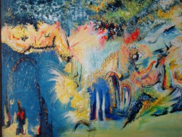 Peinture intitulée "Symphonie de Quarti…" par Miroir Des Emotions Atelier D'Expression  Issoudu, Œuvre d'art originale