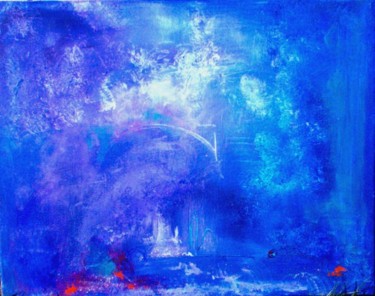 Peinture intitulée "Eclat de lumière !…" par Miroir Des Emotions Atelier D'Expression  Issoudu, Œuvre d'art originale