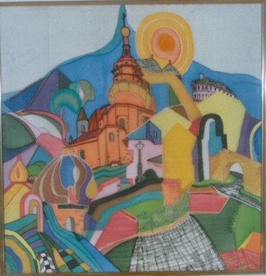 Painting titled "Baden - Oesterreich" by Miki, Original Artwork