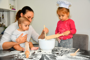 Photographie intitulée "Baker family, Mum w…" par Magico110, Œuvre d'art originale, Photographie numérique