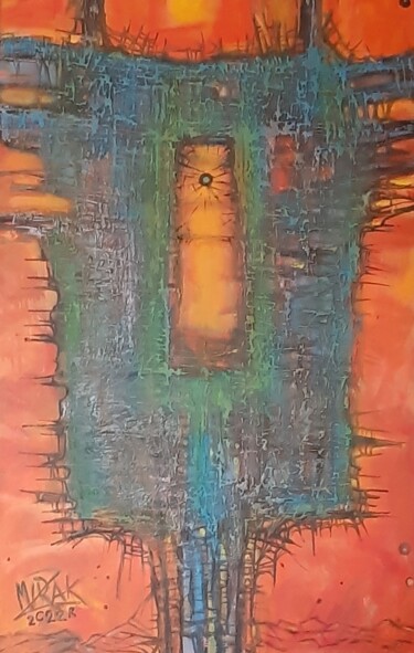 Painting titled "Quantum" by Mirzak, Original Artwork, Acrylic