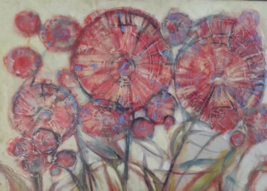 Pintura titulada "Kwiaty  marzeń" por Mirzak, Obra de arte original, Oleo