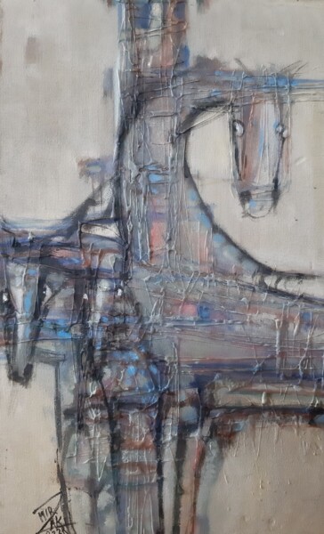 Peinture intitulée "Rodzinka" par Mirzak, Œuvre d'art originale, Huile