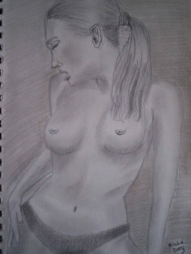 Tekening getiteld "nude woman nr 1" door Mischa, Origineel Kunstwerk, Anders